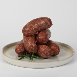 Mažai parūkytos "Kaimiškos" dešrelės vakuume