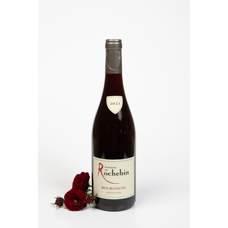 Raudonas vynas „Domaine de Rochebin Bourgogne Pinot Noir“ 0,75 l