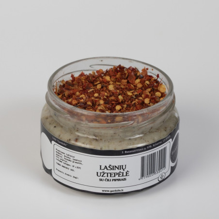 Lašinių užtepėlė su čili (stiklinis indelis)
