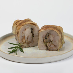 Kepti vištų kepsneliai su grybais vakuume