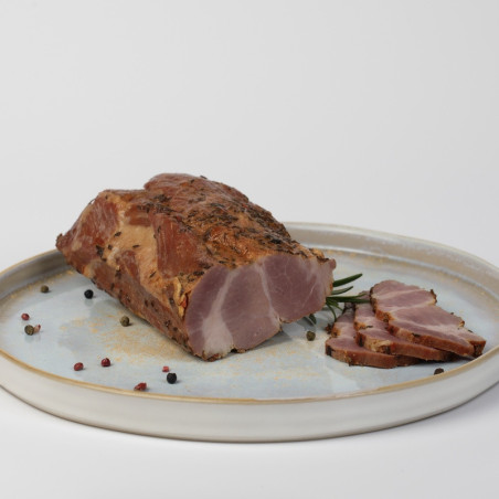 Karšto rūkymo kiaulienos sprandinė vakuume